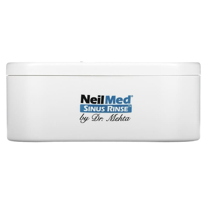 NeilMed, NasaDock® Plus, Drying Stand with Sachets Storage, White, 1 NasaDock® Plus Stand