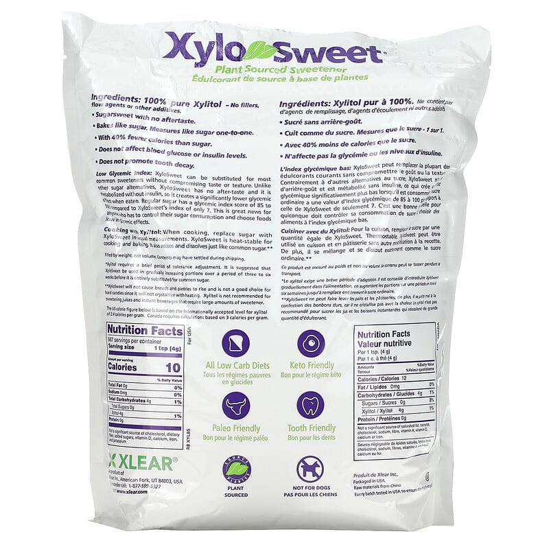 Xlear, XyloSweet®, Plant Sourced Sweetener, 5 lbs (2.27 kg)
