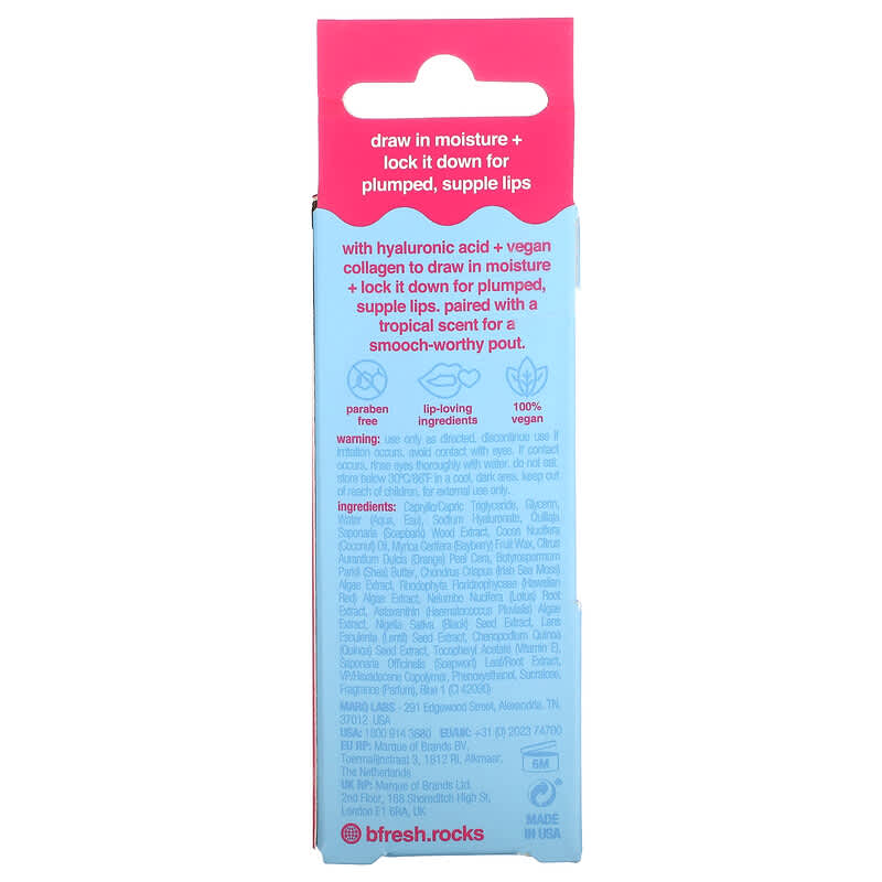 b.fresh, Plumping Lip Serum, I Like Pina Colada, 0.5 fl oz (15 ml)