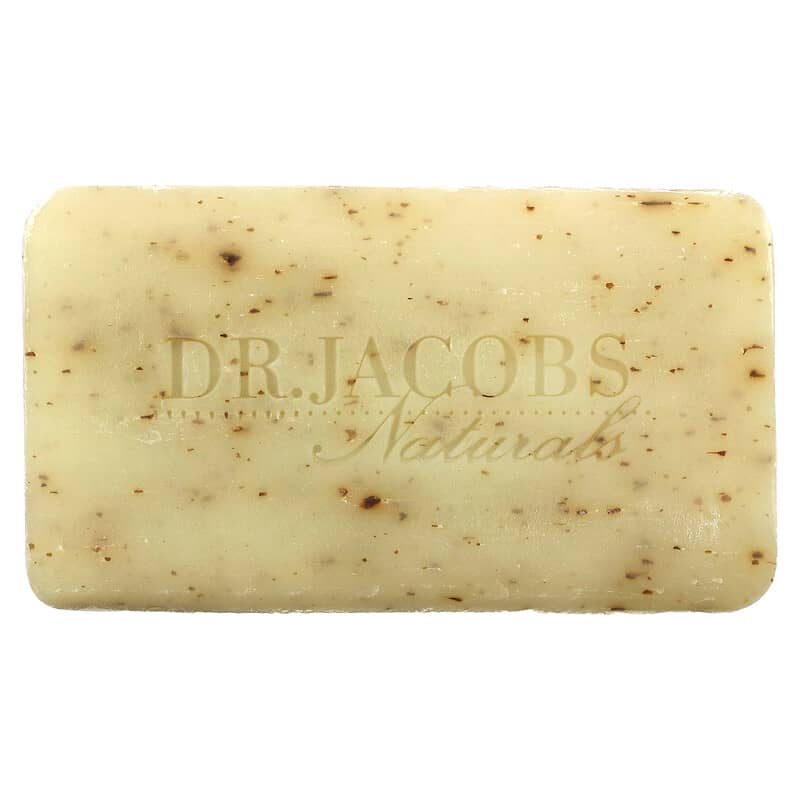 Dr. Jacobs Naturals, Loofah Exfoliating Castile Bar Soap, Minty Cucumber Mojito, 5 oz (142 g)