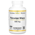 California Gold Nutrition, Peruvian Maca, 500 mg, 240 Veggie Capsules
