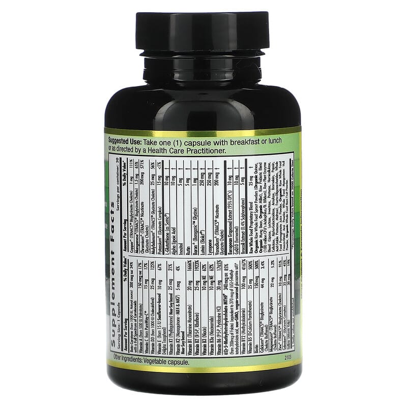 Emerald Laboratories, CoEnzymated Women's 45+, 1-Daily Multi, 30 Vegetable Capsules