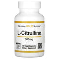 California Gold Nutrition, Sport, L-Citrulline, Kyowa Hakko, 500 mg, 60 Veggie Capsules