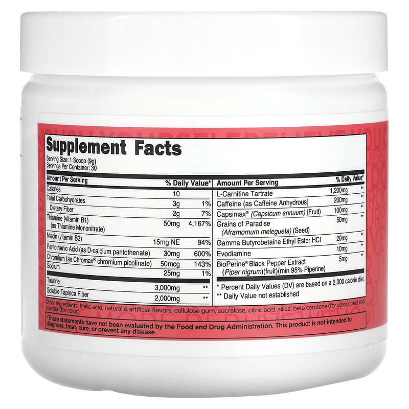 TransformHQ, Super Burner, Thermogenic Drink Mix, Pineapple Guava, 9.6 oz (270 g)
