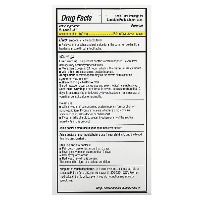 DrKids, Children's Pain + Fever, Ages 2-11 Years, Cherry, 20 Pre-Measured Single-Use Vials, 0.17 fl oz (5 ml) Each
