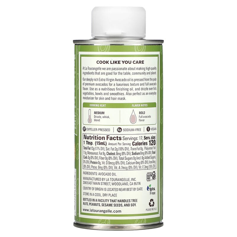 La Tourangelle, Extra Virgin Avocado Oil, 8.45 fl oz (250 ml)