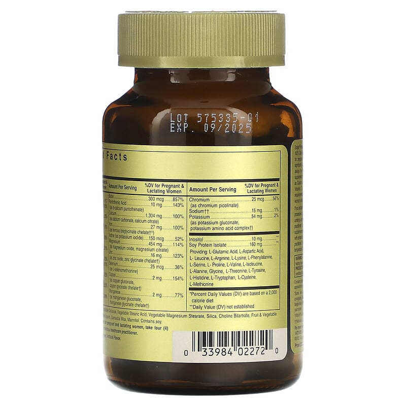 Solgar, Prenatal Nutrients, 120 Tablets