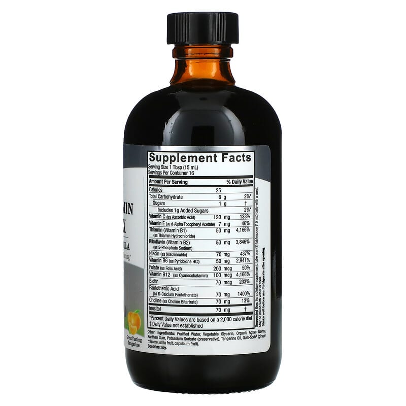 Nature's Answer, Liquid Vitamin B-Complex, Tangerine , 8 fl oz (240 ml)