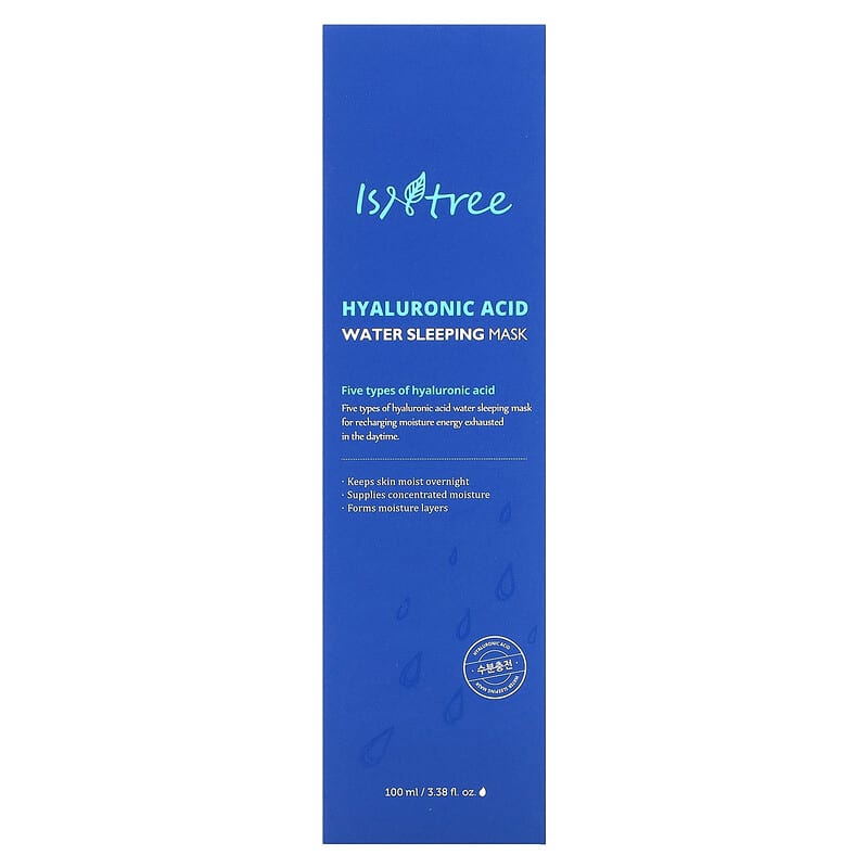 ISNtree, Hyaluronic Acid Water Sleeping Beauty Mask, 3.38 fl oz (100 ml)