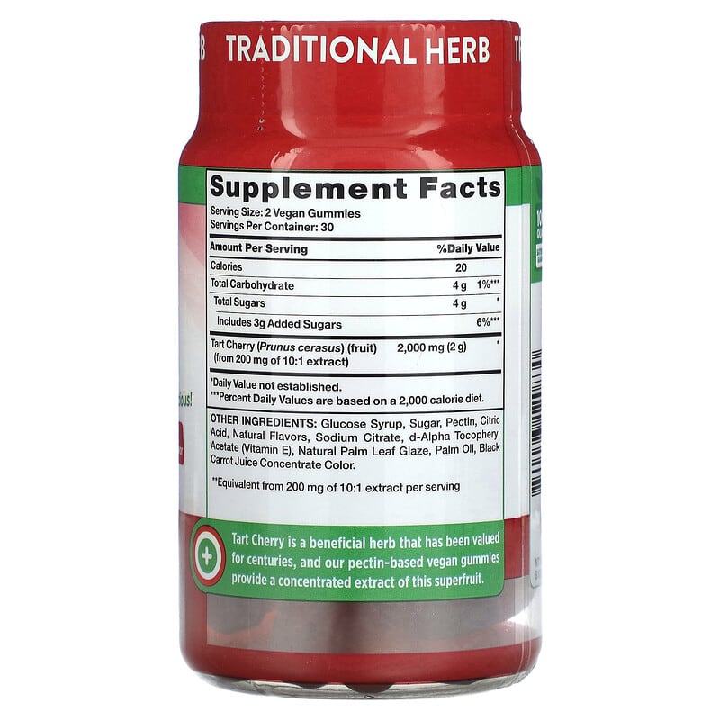 Nature's Truth, Tart Cherry Gummies, Cherry, 60 Gummies (1,000 mg per Gummy)