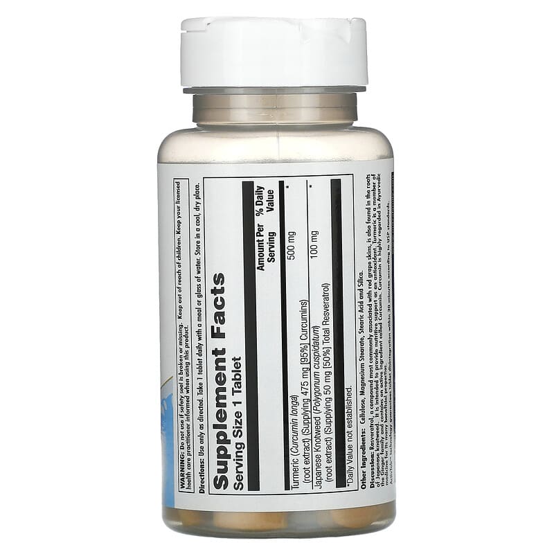 KAL, Turmeric Resveratrol, 30 Tablets