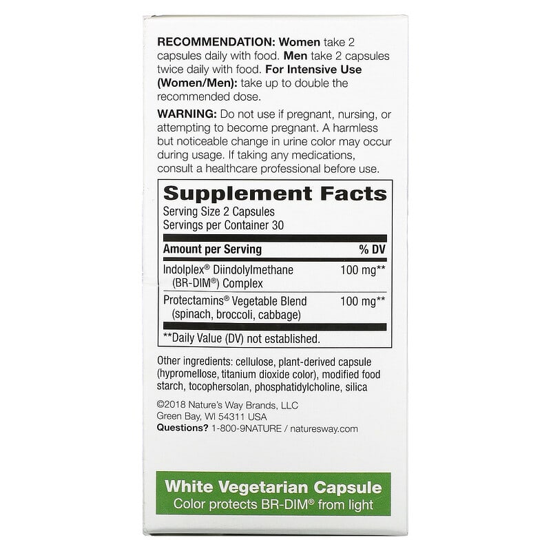 Nature's Way, DIM-Plus, 60 Vegan Capsules