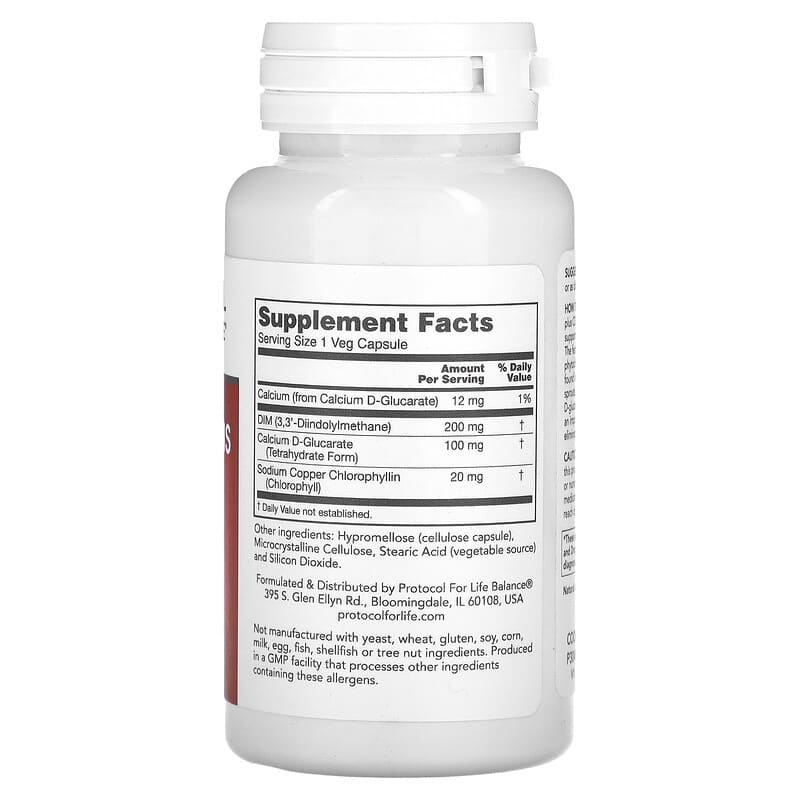 Protocol for Life Balance, DIM 200 Plus CDG 100, 90 Capsules