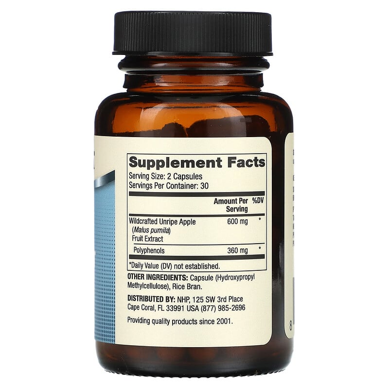 Dr. Mercola, Biothin, Wildcrafted Apple Extract, 60 Capsules