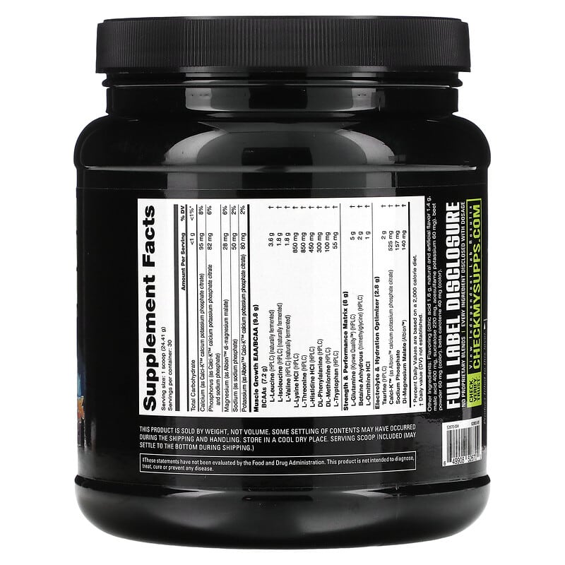 NutraBio, Intra Blast, Intra Workout Amino Fuel, New York Punch, 1.61 lb (732 g)