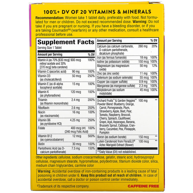 Nature's Way, Alive!® Women's Complete Multivitamin, 50 Tablets