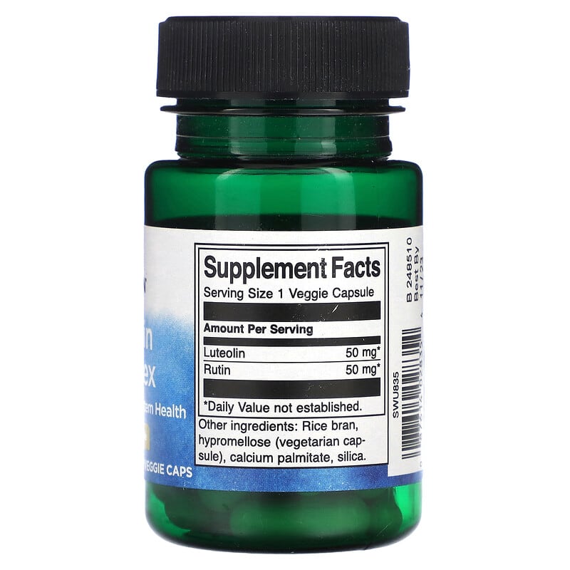 Swanson, Luteolin Complex, 30 Veggie Caps