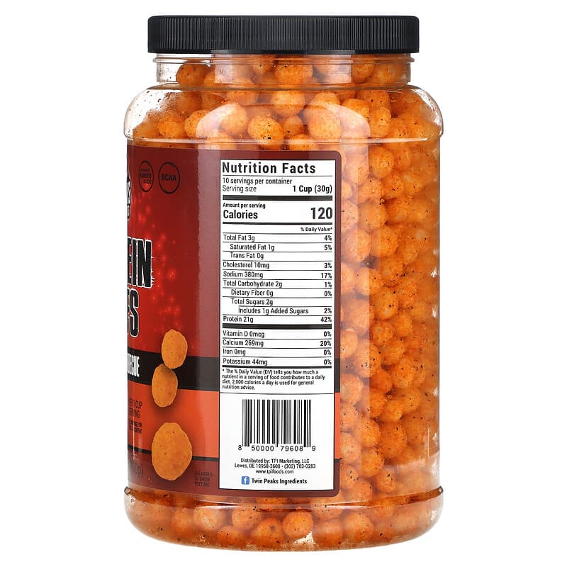 Twin Peaks, Protein Puffs, Mesquite BBQ, 10.6 oz (300 g)