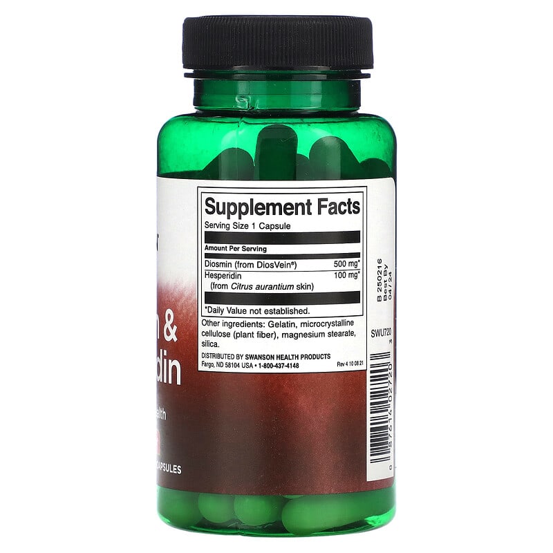 Swanson, Diosmin &amp; Hesperidin, 60 Capsules