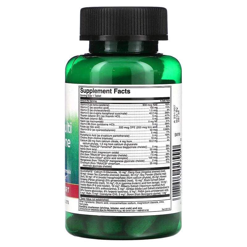 Swanson, Women's Multi + Hormone Support, 90 Tablets