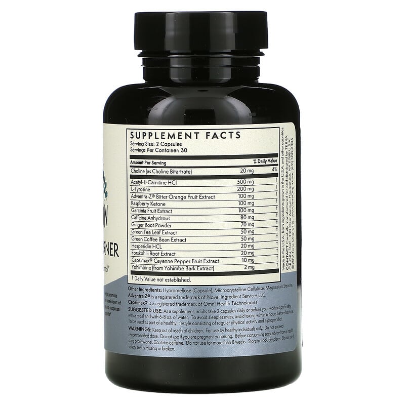 Terra Origin, Healthy Fat Burner, 60 Capsules