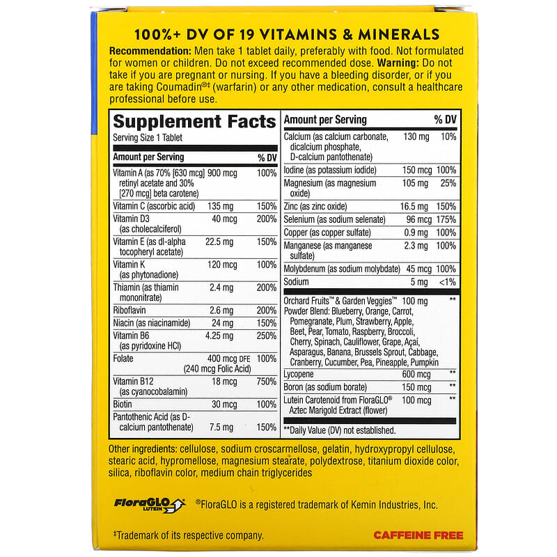 Nature's Way, Alive!® Men's Complete Multivitamin, 50 Tablets