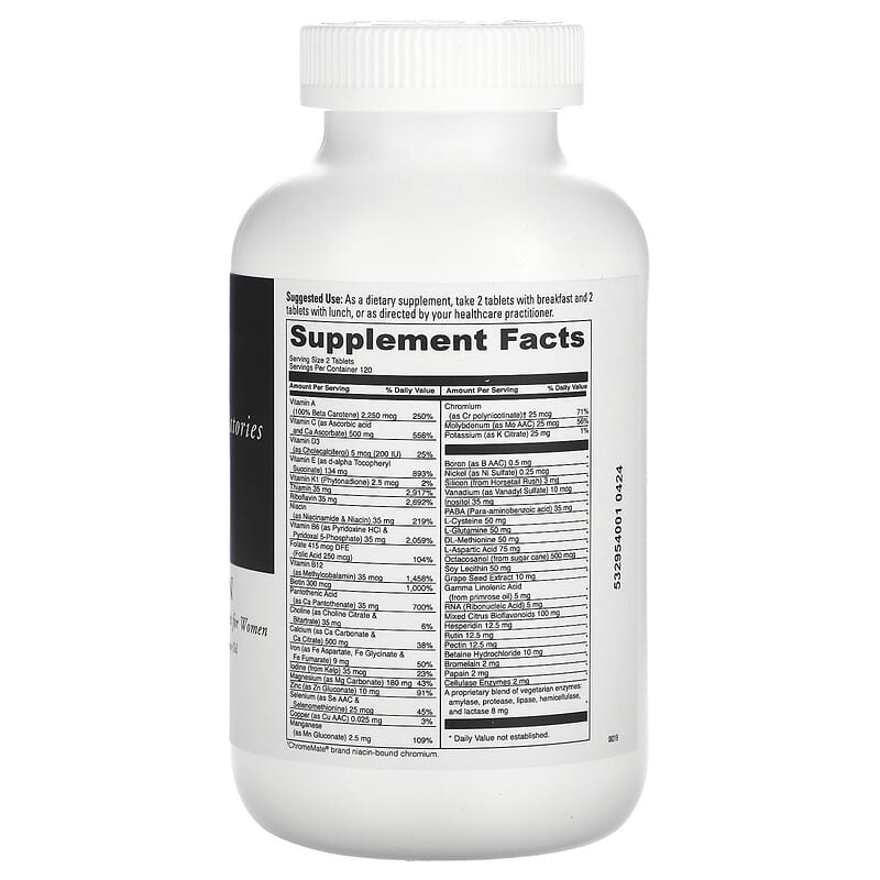 DaVinci Laboratories, Spectra Woman, Multiple Vitamin/Mineral, 240 Tablets