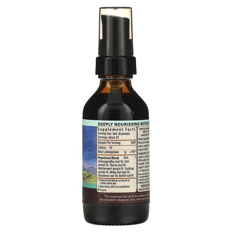 WishGarden Herbs, Deep Stress Daily Calm, 2 fl oz (59 ml)
