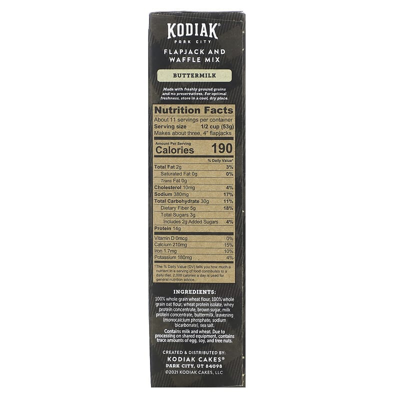 Kodiak Cakes, Power Cakes®, Flapjack &amp; Waffle Mix, Buttermilk, 20 oz (567 g)