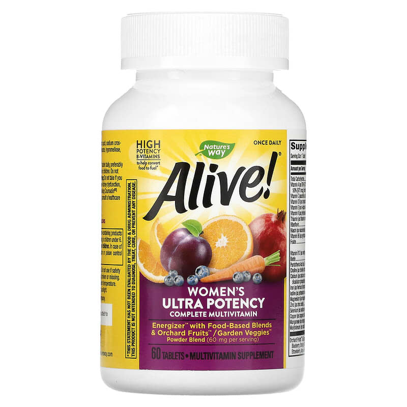 Nature's Way, Alive!, Women's Ultra Multivitamin, 60 Tablets