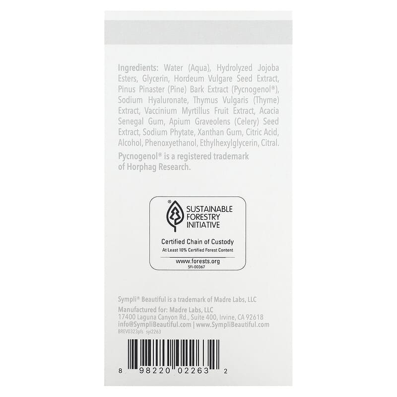 Mild By Nature, Serumdipity, Pycnogenol® Facial Serum, 1 fl oz (30 ml)