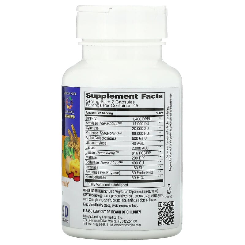 Enzymedica, Digest Spectrum®, 90 Capsules