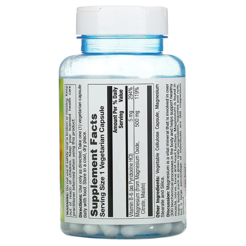 Nature's Life, Renewing Magnesium, 500 mg, 100 Vegcaps