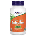 NOW Foods, Certified Organic Spirulina, 500 mg, 100 Tablets