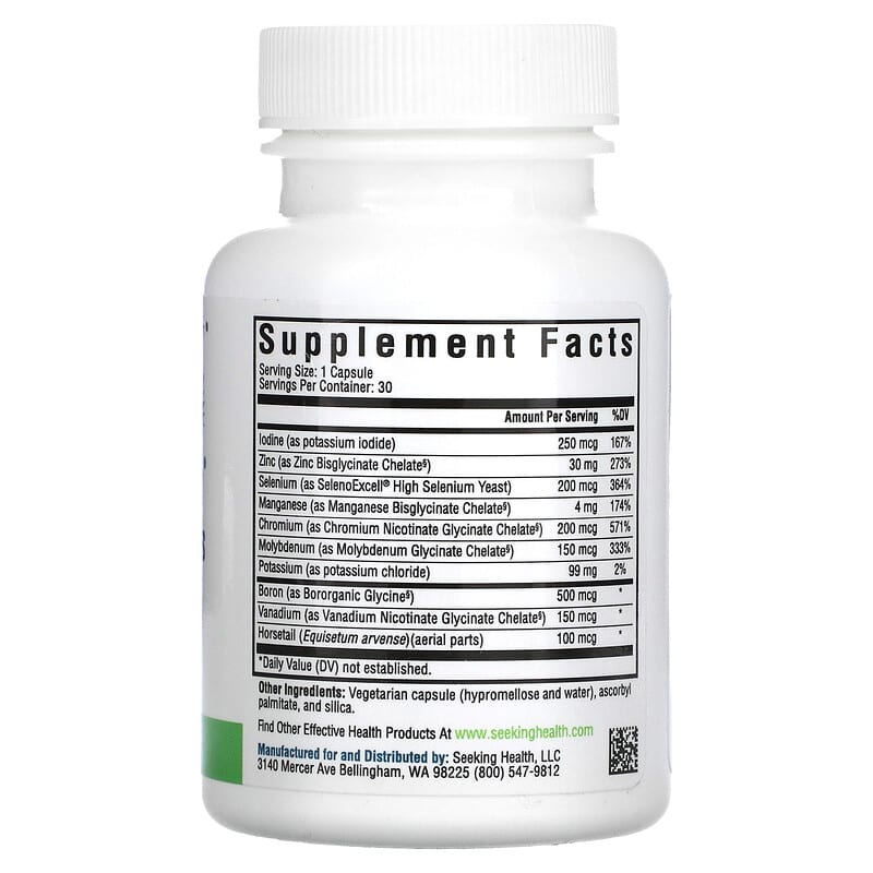 Seeking Health, Trace Minerals Complex II, 30 Capsules