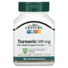 21st Century, Turmeric Plus Black Pepper Extract, 500 mg, 60 Vegetarian Capsules