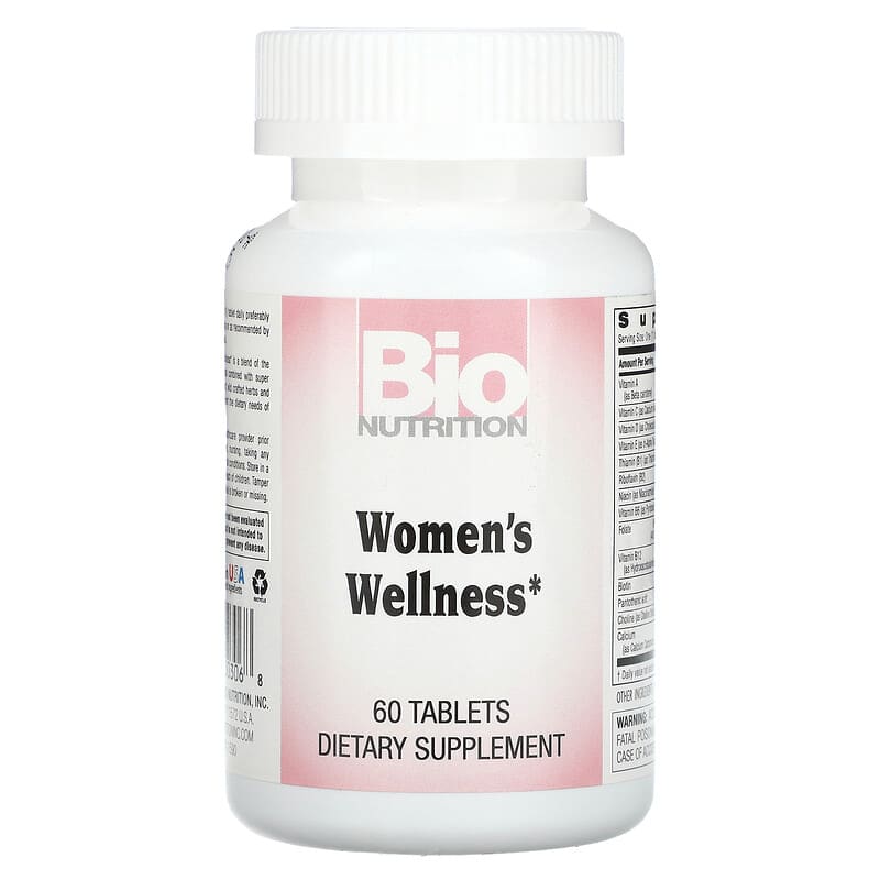 Bio Nutrition, Women's Wellness, 60 Tablets