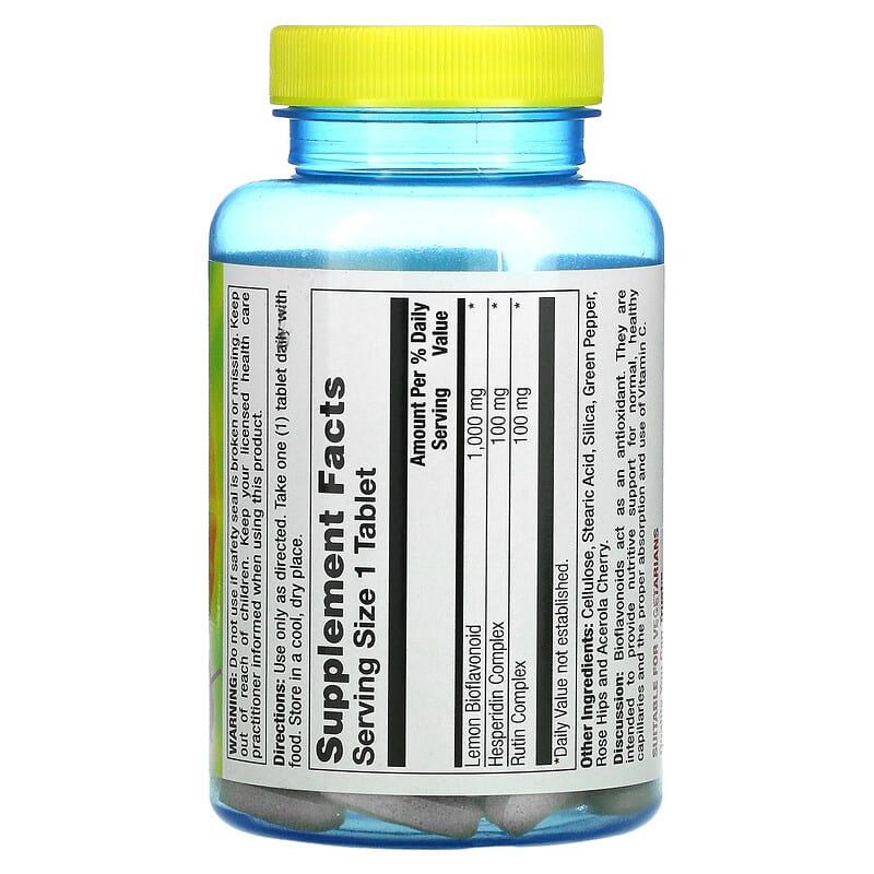 Nature's Life, Lemon Bioflavonoids, 1,000 mg,  100 Tablets