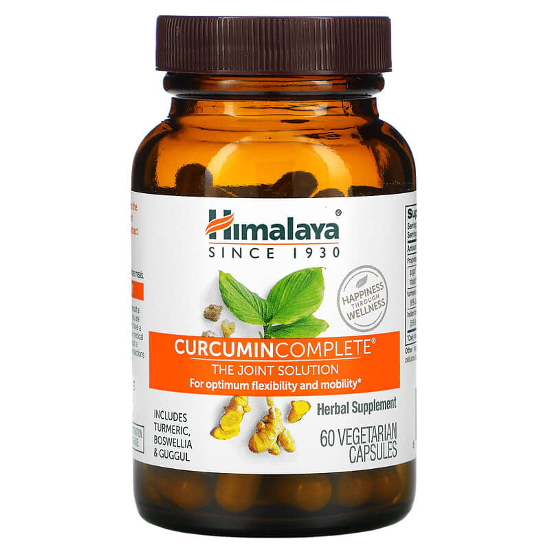 Himalaya, Curcumin Complete, 60 Vegetarian Capsules