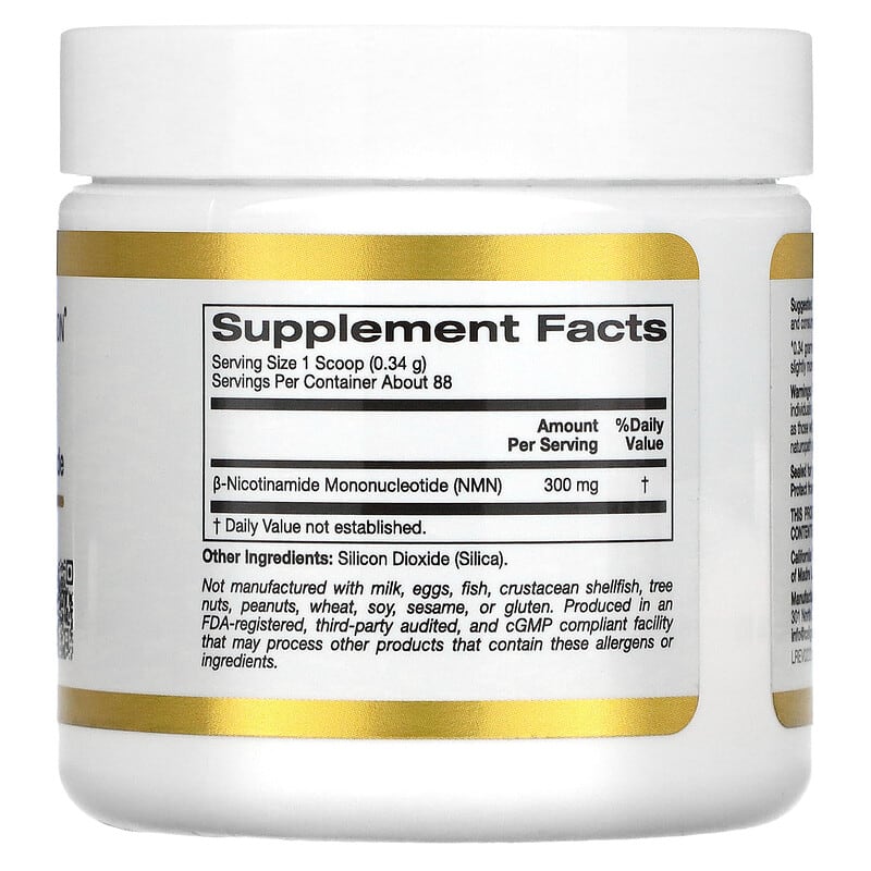 California Gold Nutrition, NMN Powder, 1.06 oz (30 g)