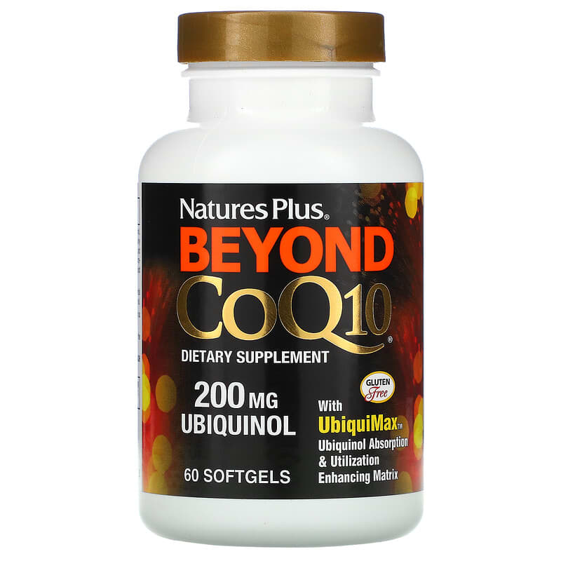 NaturesPlus, Beyond CoQ10 Ubiquinol, 200 mg, 60 Softgels