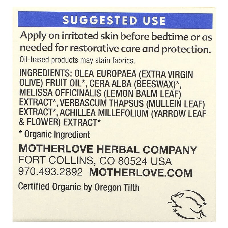 Motherlove, Baby, Hand &amp; Knee Balm, 1 fl oz (29.5 ml)