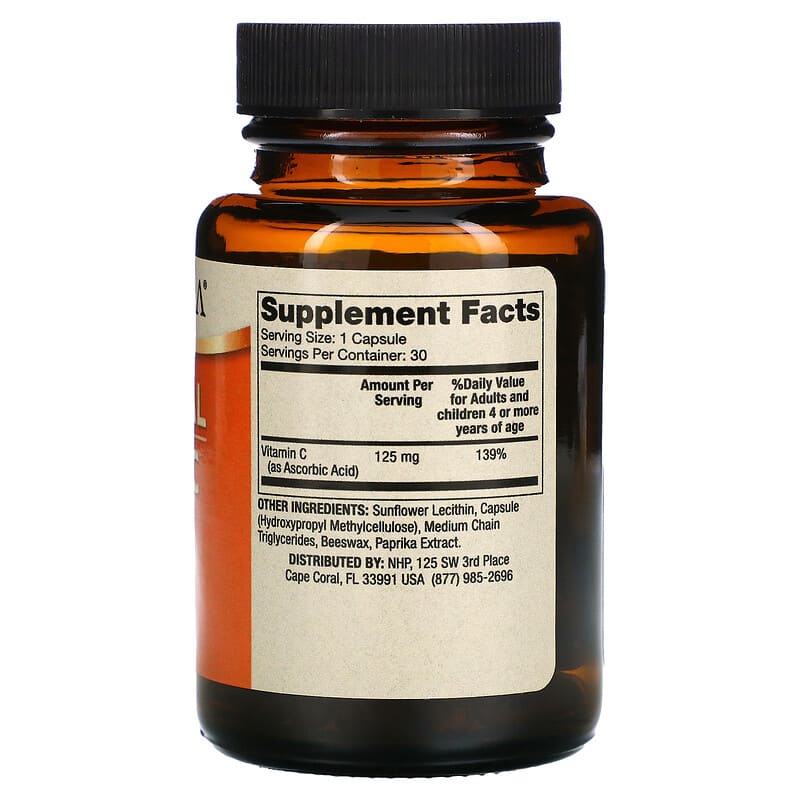 Dr. Mercola, Liposomal Vitamin C for Kids, 30 Capsules (125 mg per Capsule)