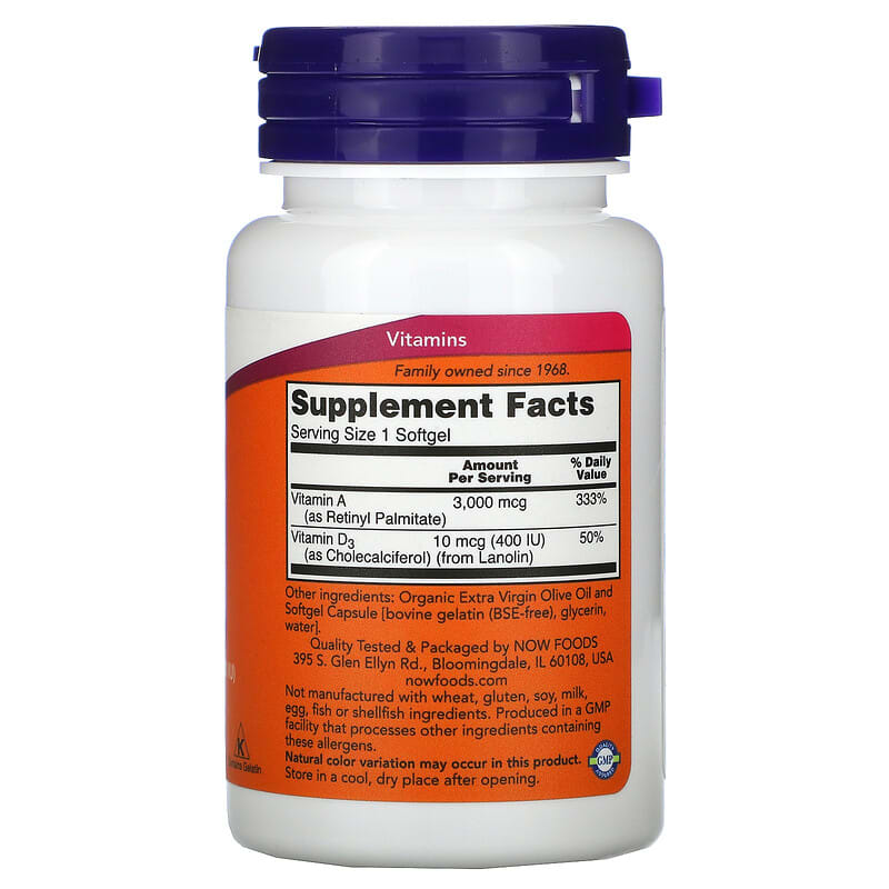NOW Foods, A&amp;D, 100 Softgels