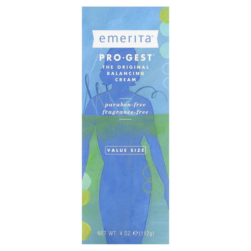 Emerita, Pro-Gest, Balancing Cream, Fragrance Free, 4 oz (112 g)