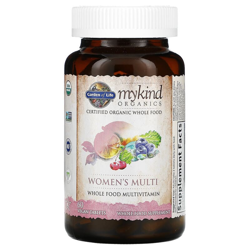 Garden of Life, Organics, Women's Multi, 60 Vegan Tablets