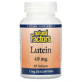 Natural Factors, Lutein, 60 Softgels