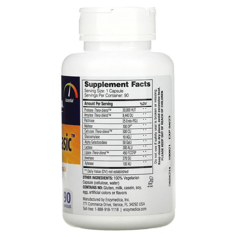 Enzymedica, Digest Basic®, 90 Capsules