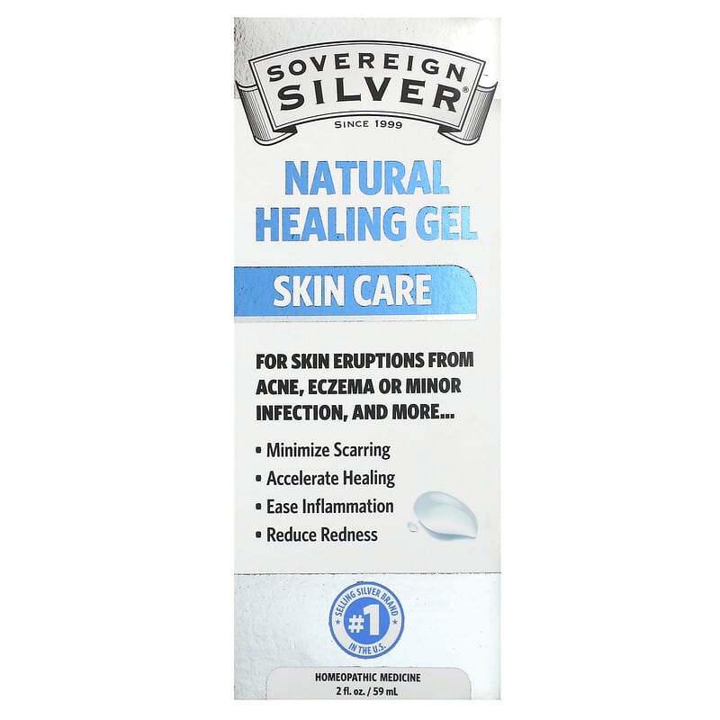 Sovereign Silver, Natural Healing Gel, Skin Care, 1 fl oz (29 ml)