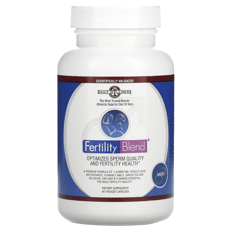 Daily Wellness Company, Fertility Blend® for Men, 60 Veggie Capsules